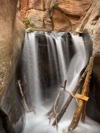 View of waterfall