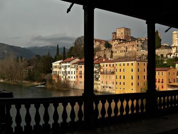 Buildings in city at waterfront