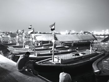 Boats in river