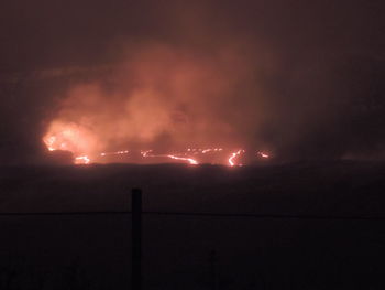 Low angle view of sky during sunset