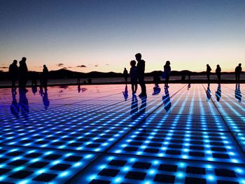 Salutation to the sun in zadar croatia