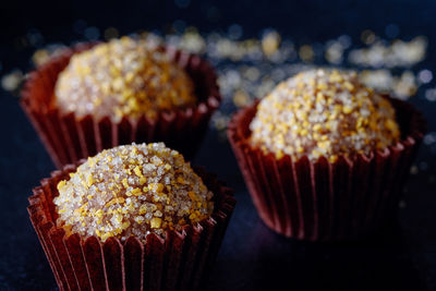 Close-up of cupcakes