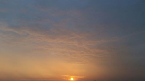 Scenic view of sky during sunset