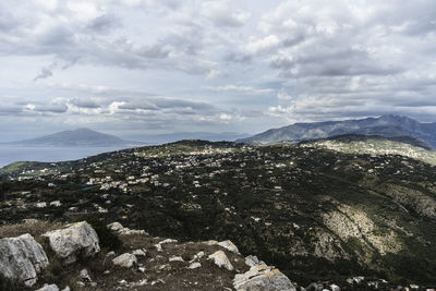 Scenic view of landscape against sky