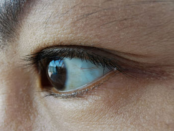 Extreme close-up of human eye