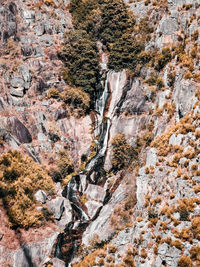 Waterfall in mountain 