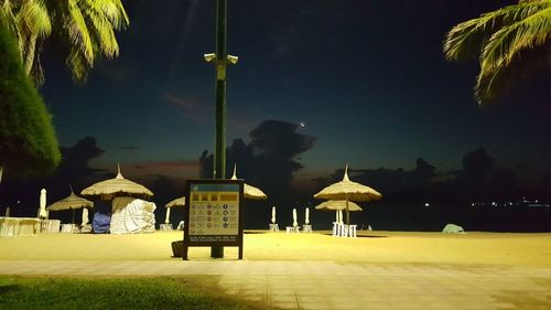 Gazebo at night