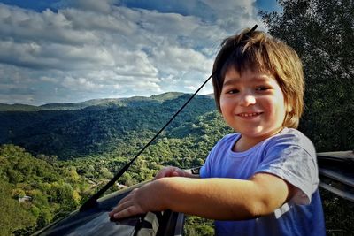 Portrait of cute boy