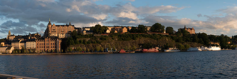 River with buildings in background