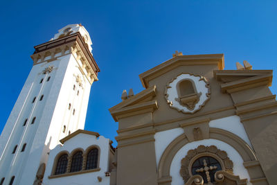 Low angle view of building against sky