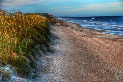 Scenic view of calm sea