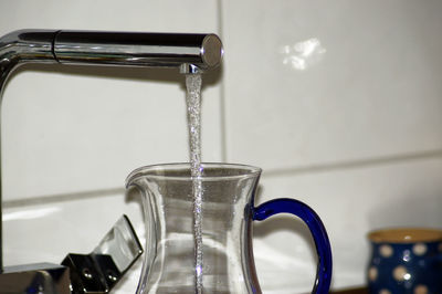 Close-up of drink in glass