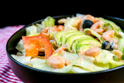 Close-up of food in plate