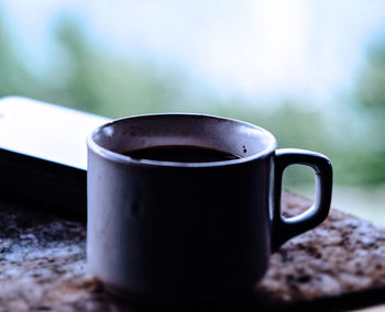 Close-up of coffee cup