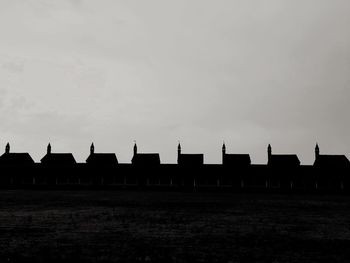 View of built structures against sky