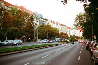 View of city street