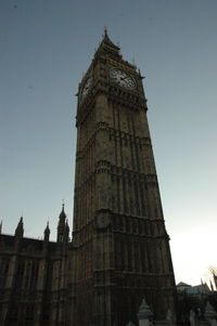 Low angle view of historical building