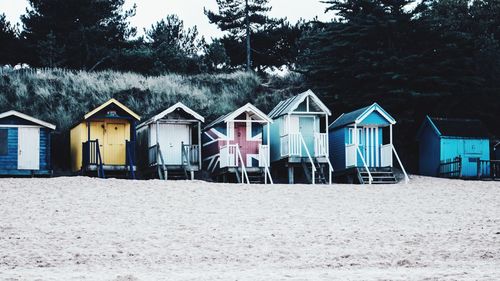 Huts at beach