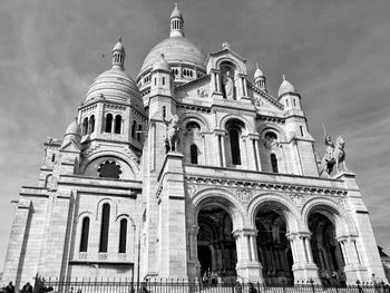 Low angle view of building against sky