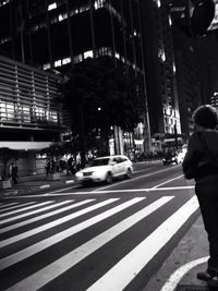 City street at night