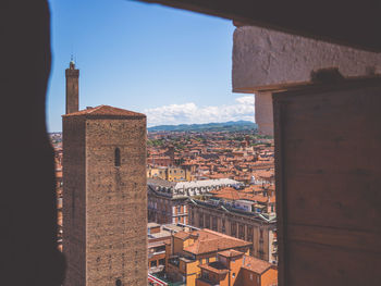 View of old building in city