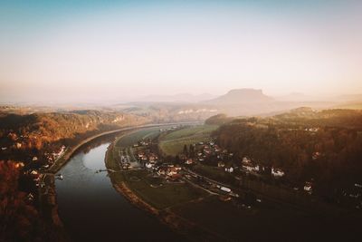 Aerial view of cityscape