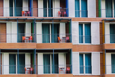 Full frame shot of residential building