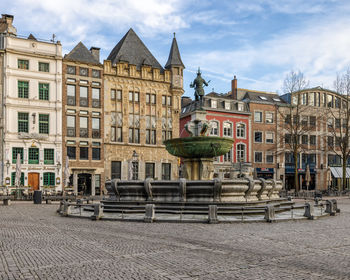 Market square in aachen, nrw, germany