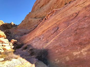 Rock formations in a desert