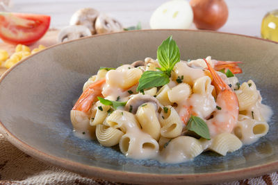 Close-up of food in plate