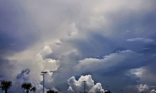 Low angle view of smoke against sky