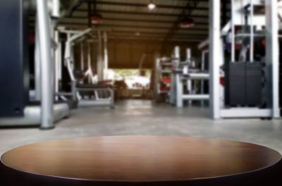 Close-up of empty room