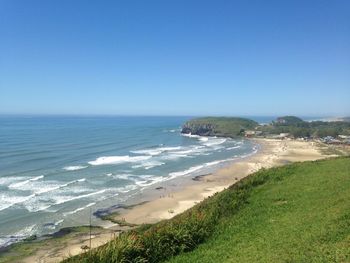 Scenic view of beach
