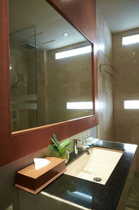 Interior of bathroom