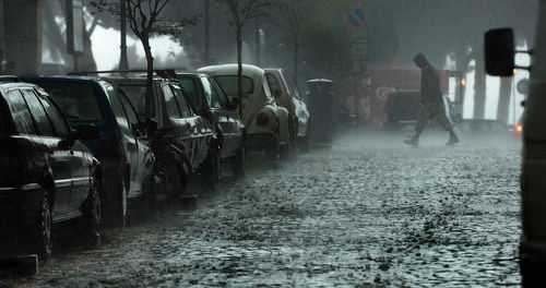 Car on road
