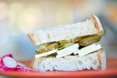 Close-up of sandwich