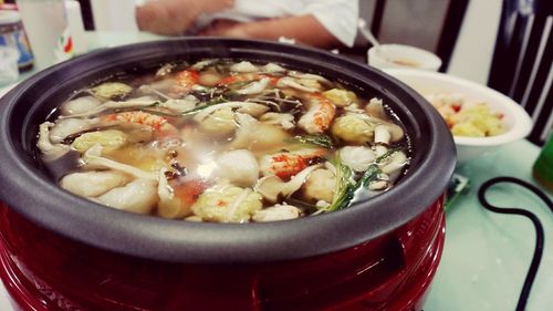 Close-up of food in bowl