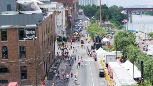 View of city street