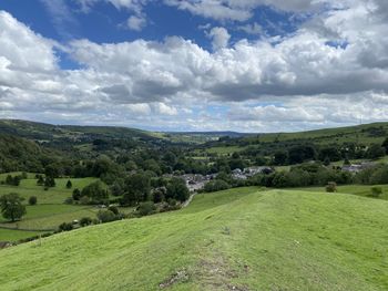 Scenic view of landscape against sky