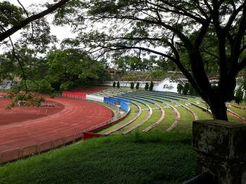 View of empty park