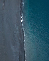 High angle view of sea