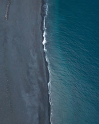 High angle view of sea