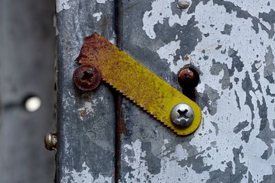 Close-up of rusty metal