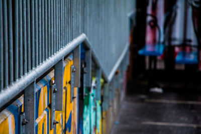 Close-up of corrugated iron