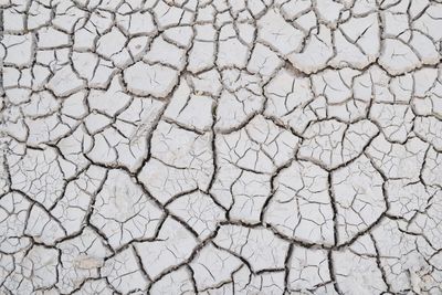 Full frame shot of cracked land