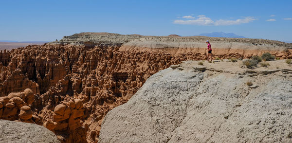 Rock formations on land