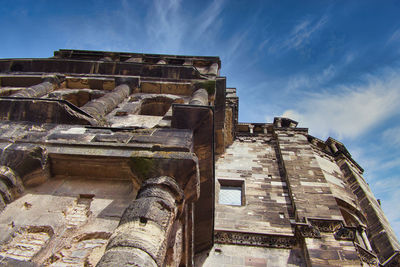 View of the levels of the porta nigra, a well preserved roman portal in trier,  germany