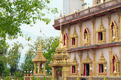 Low angle view of historical building against sky