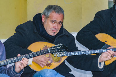 Man playing guitar