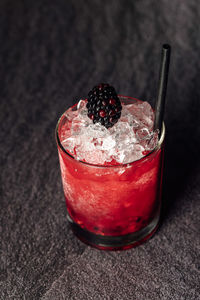 Close-up of drink on table